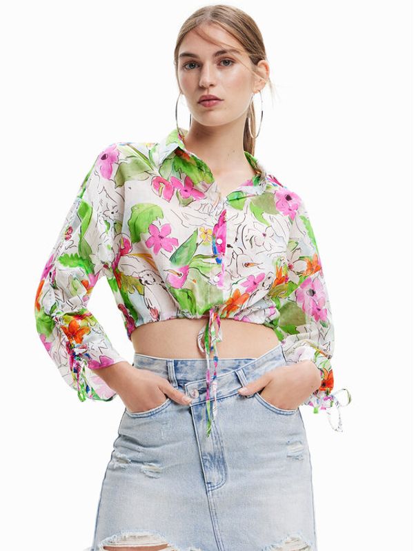 Desigual Desigual Риза 23SWCW41 Цветен Regular Fit