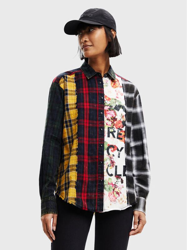 Desigual Desigual Риза Jane 22WWCW13 Цветен Oversize