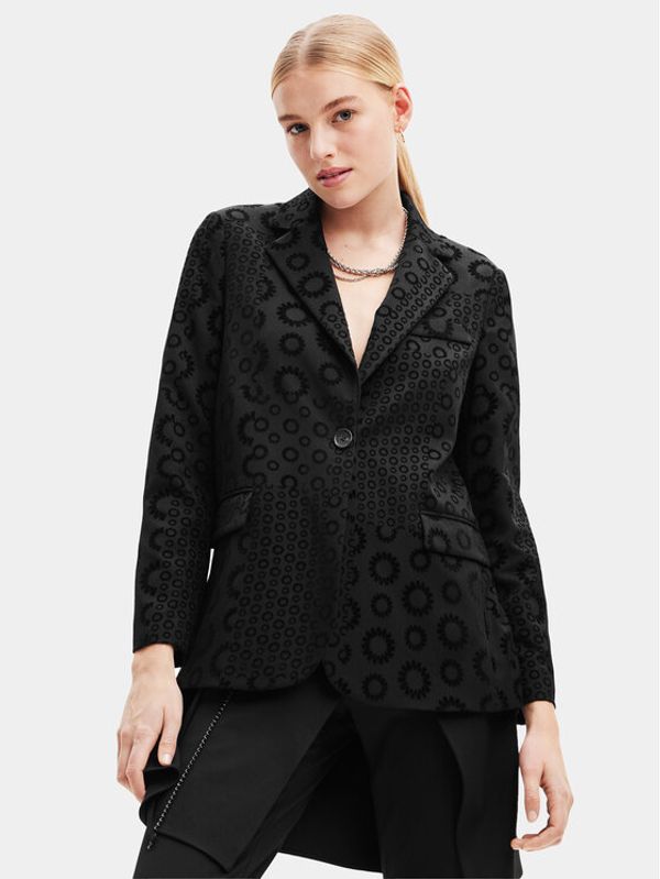 Desigual Desigual Сако 23WWEWB9 Черен Regular Fit