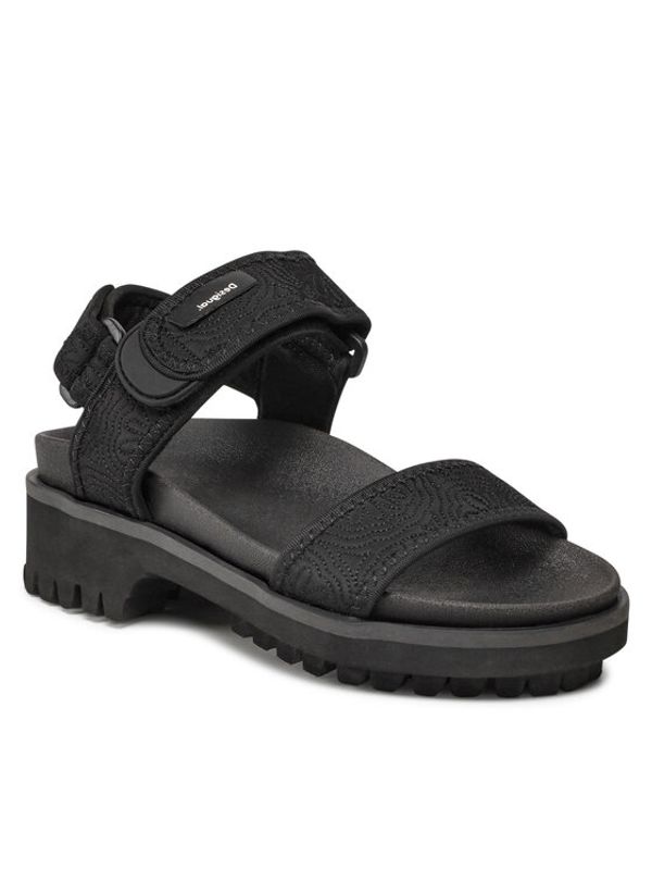 Desigual Desigual Сандали Track Sandal Daisy 22SSHA09 Черен