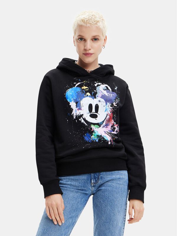 Desigual Desigual Суитшърт 23SWSK35 Черен Loose Fit