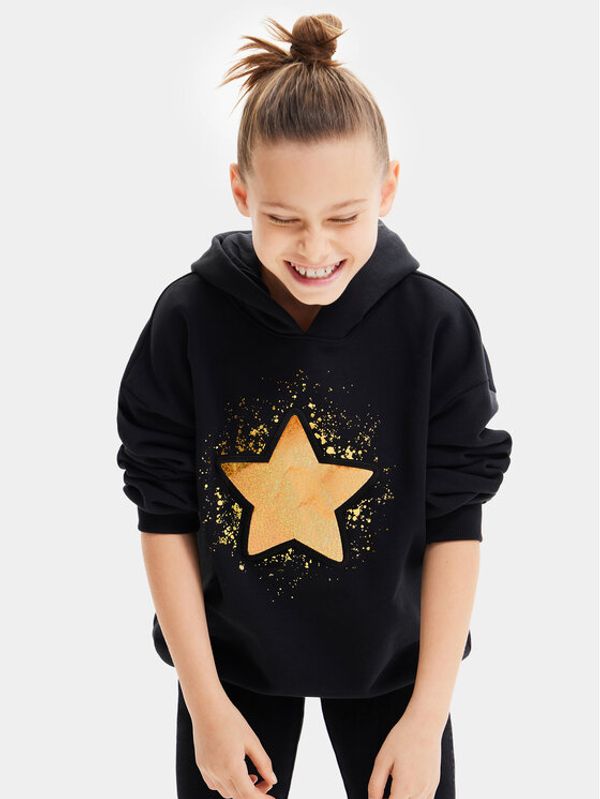 Desigual Desigual Суитшърт 23WGSK02 Черен Regular Fit