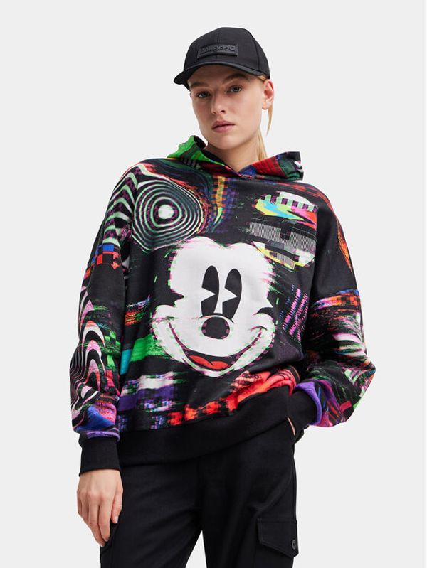 Desigual Desigual Суитшърт 23WWSK11 Черен Oversize