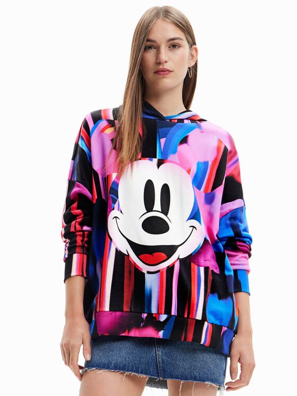 Desigual Desigual Суитшърт DISNEY Arty 23SWSK59 Цветен Oversize