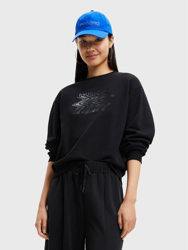 Desigual Desigual Суитшърт Mambo 22WWSK40 Черен Regular Fit