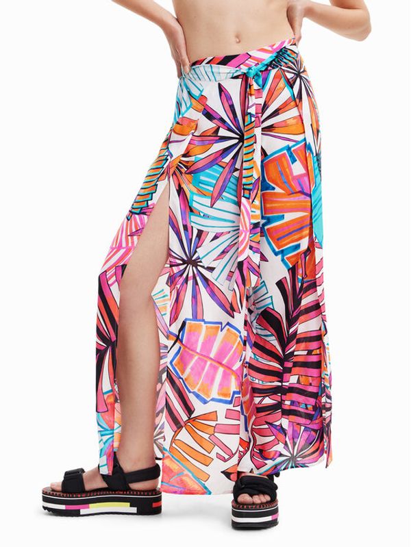 Desigual Desigual Текстилни панталони 23SWMW08 Цветен Regular Fit