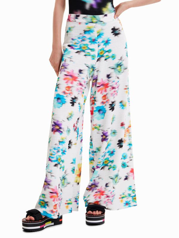 Desigual Desigual Текстилни панталони 23SWPW11 Цветен Regular Fit