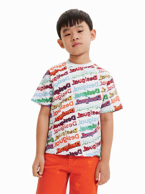 Desigual Desigual Тишърт 23SBTK06 Цветен Regular Fit
