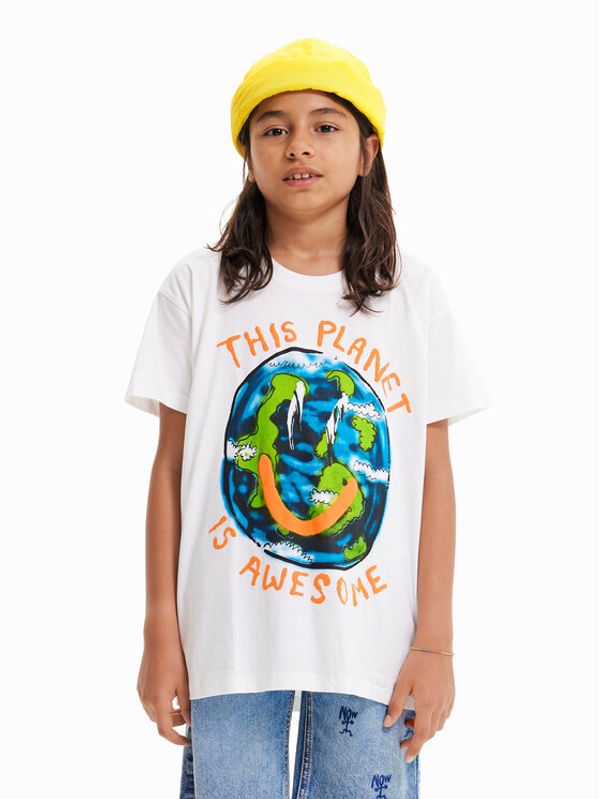 Desigual Desigual Тишърт 23SBTK09 Цветен Regular Fit