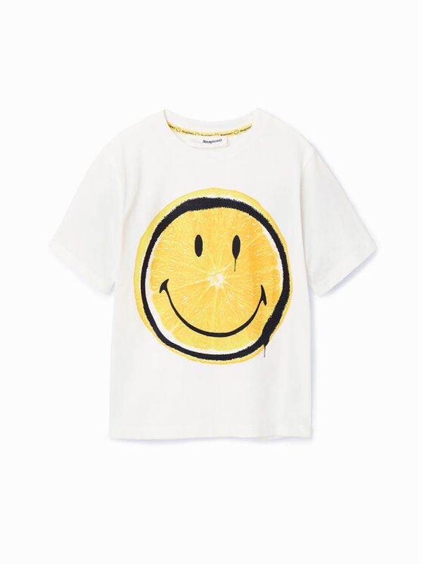 Desigual Desigual Тишърт 23SBTK11 Бял Regular Fit