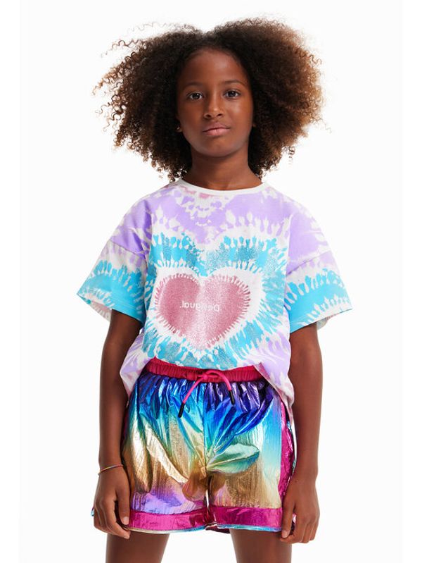 Desigual Desigual Тишърт 23SGTK02 Цветен Flare Fit
