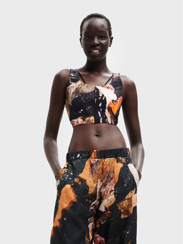 Desigual Desigual топ Carmin 22WWTK06 Цветен Slim Fit