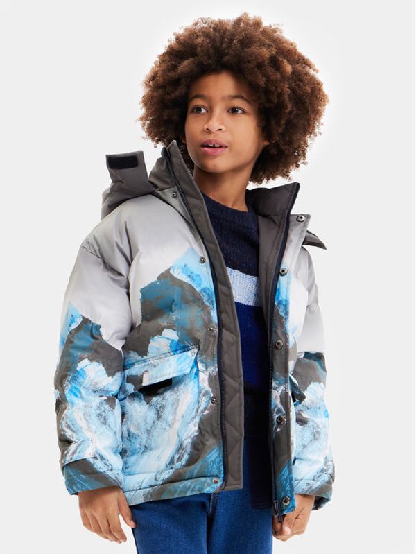 Desigual Desigual Зимно яке 23WBEW04 Бял Regular Fit