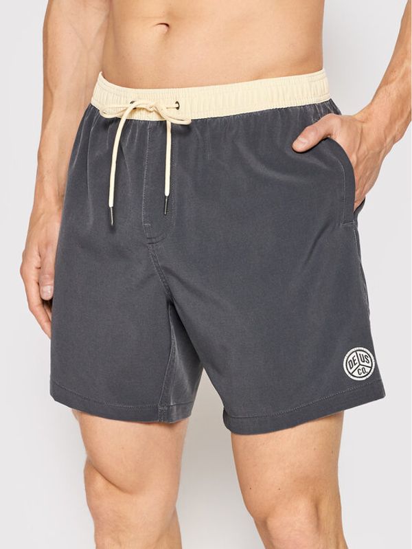 Deus Ex Machina Deus Ex Machina Плувни шорти Sandbar Contrast DMS2021111A Сив Regular Fit