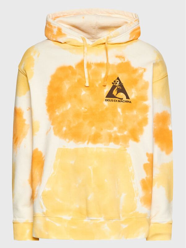 Deus Ex Machina Deus Ex Machina Суитшърт Flex DMF228416 Жълт Oversize