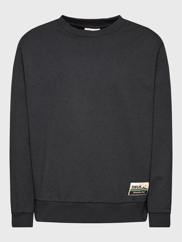 Deus Ex Machina Deus Ex Machina Суитшърт Garrison Plain Crew DMF228331 Сив Boxy Fit