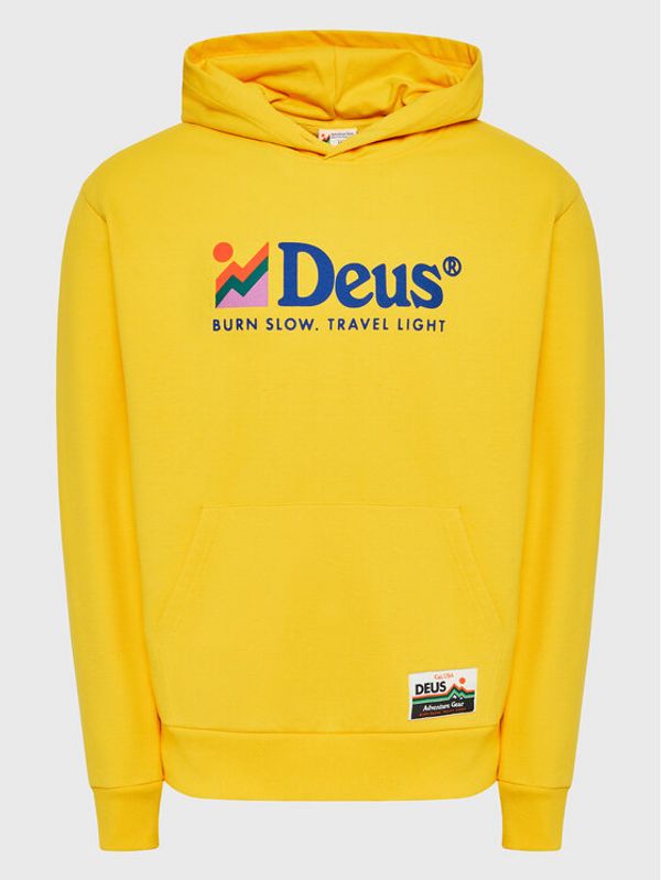 Deus Ex Machina Deus Ex Machina Суитшърт Rubble DMF228332 Жълт Boxy Fit