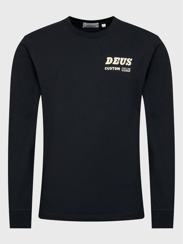 Deus Ex Machina Deus Ex Machina Тениска с дълъг ръкав Speedway DMF221399 Черен Regular Fit