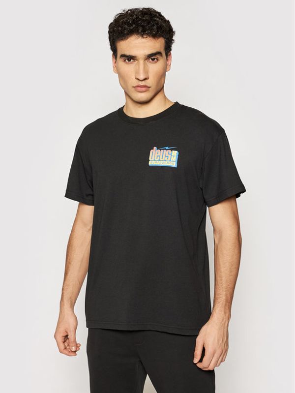 Deus Ex Machina Deus Ex Machina Тишърт Barracuda DMP201793D Черен Box Fit