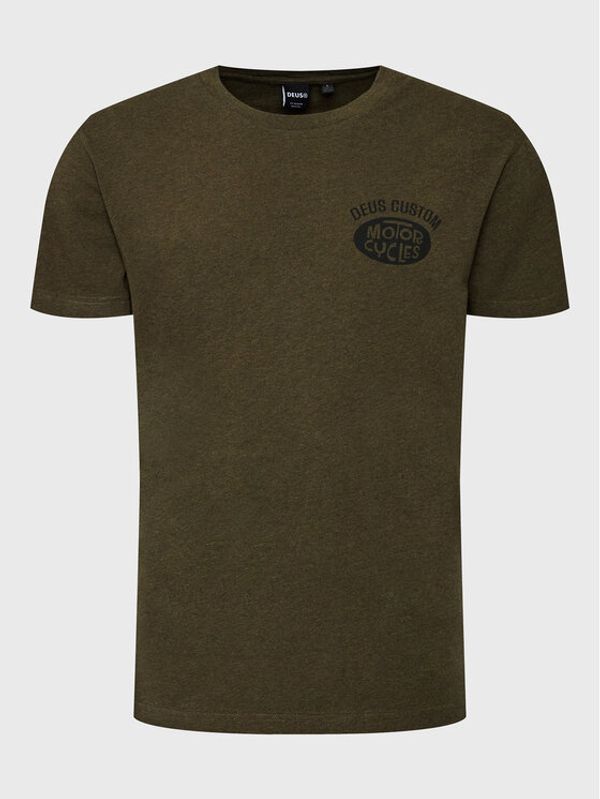 Deus Ex Machina Deus Ex Machina Тишърт Certain DMF221428A Зелен Regular Fit