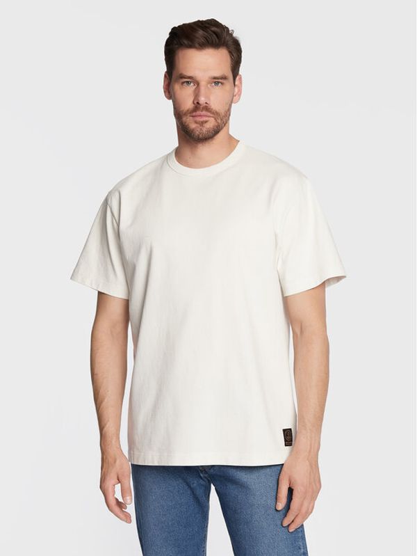 Deus Ex Machina Deus Ex Machina Тишърт Plain Naval DMF221359 Бял Boxy Fit