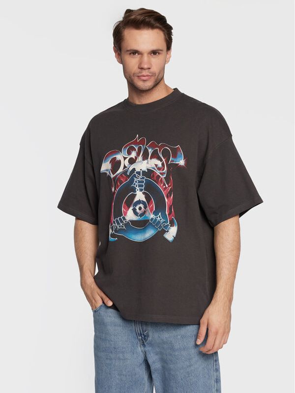 Deus Ex Machina Deus Ex Machina Тишърт Plunder DMF221419B Сив Oversize