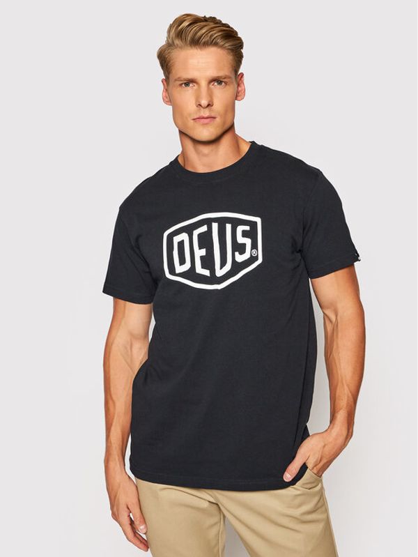Deus Ex Machina Deus Ex Machina Тишърт Shield DMW41808E Черен Regular Fit
