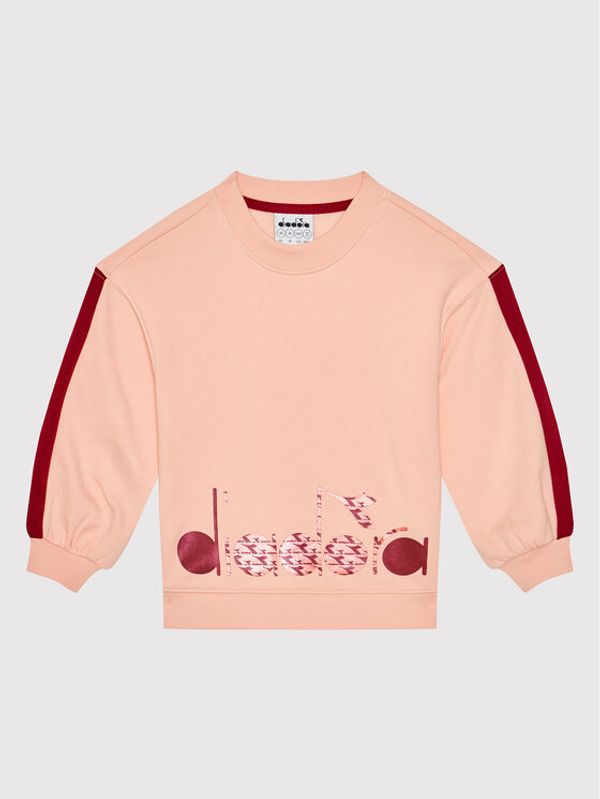 Diadora Diadora Суитшърт Crew Twinkle 102.177815 Розов Regular Fit