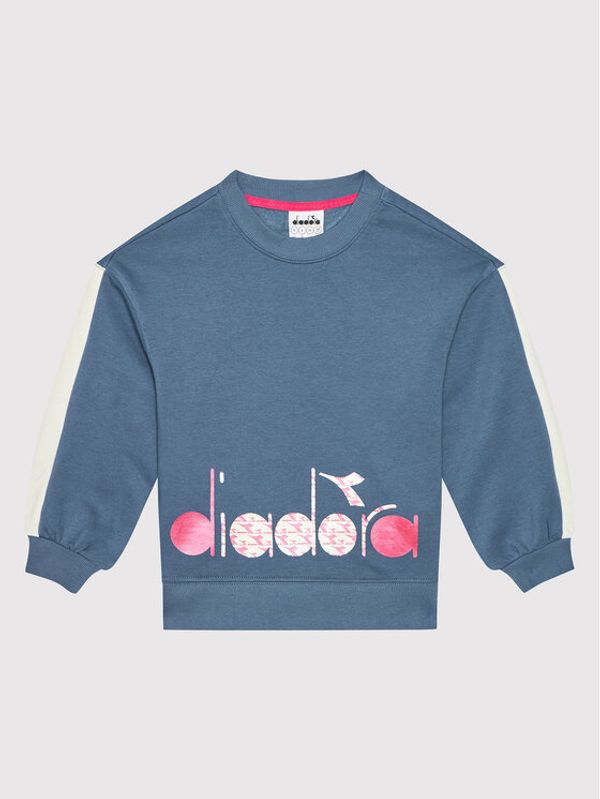 Diadora Diadora Суитшърт Crew Twinkle 102.177815 Син Regular Fit