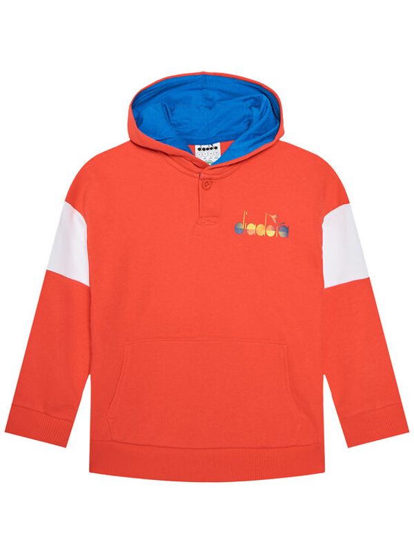 Diadora Diadora Суитшърт Diadora Club 102.177124 Червен Comfort Fit