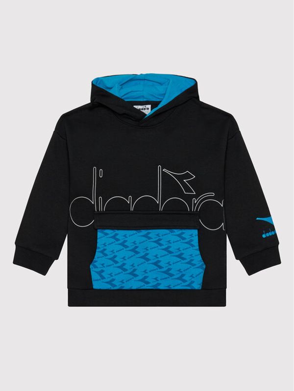 Diadora Diadora Суитшърт Hoopla 102.177809 Черен Regular Fit