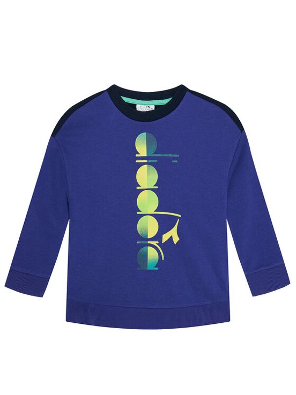 Diadora Diadora Суитшърт Jb. Sweatshirt Crew Diadora Club 102.177125 Тъмносин Comfort Fit