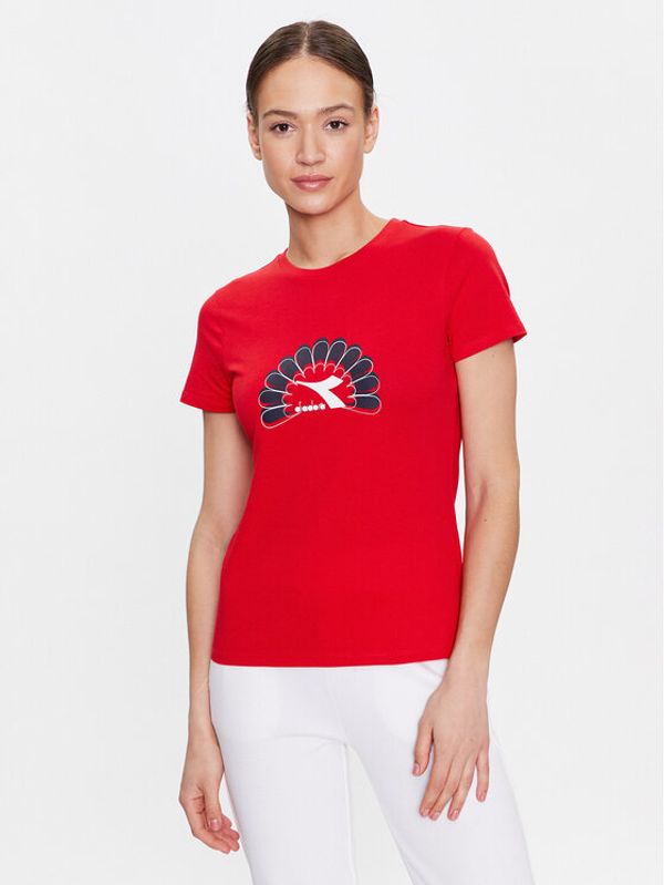 Diadora Diadora Тишърт 102.179332 Червен Regular Fit