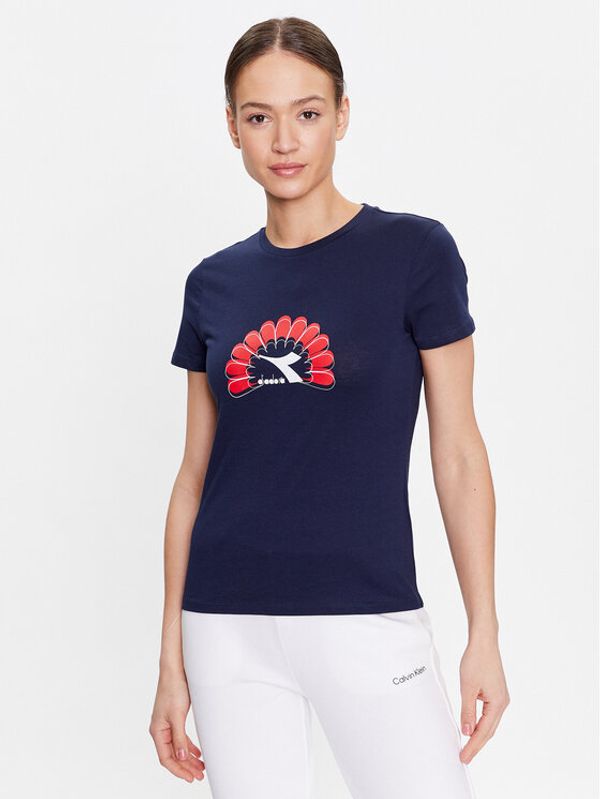 Diadora Diadora Тишърт 102.179332 Тъмносин Regular Fit