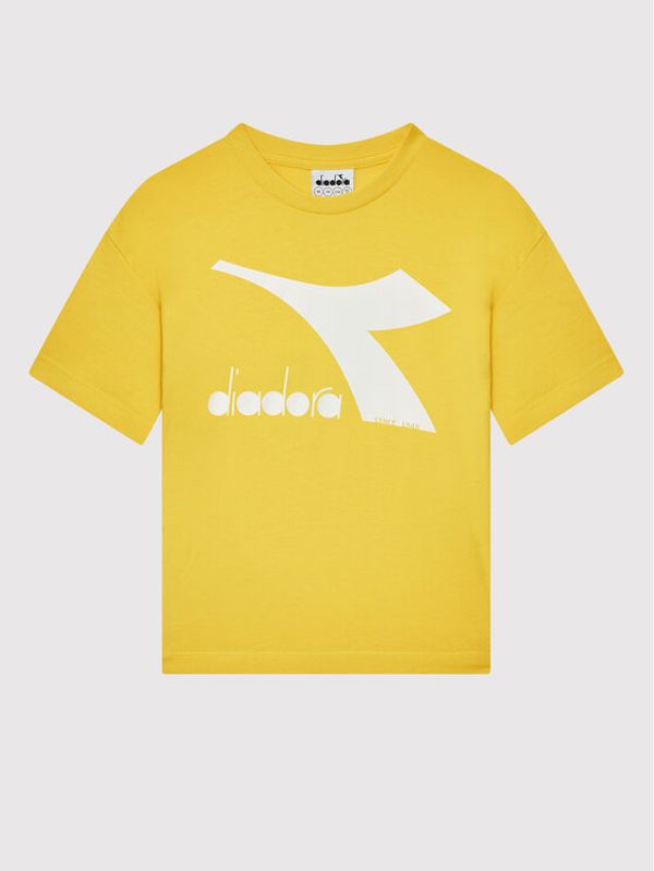 Diadora Diadora Тишърт Rainbow 102.178266 Жълт Regular Fit