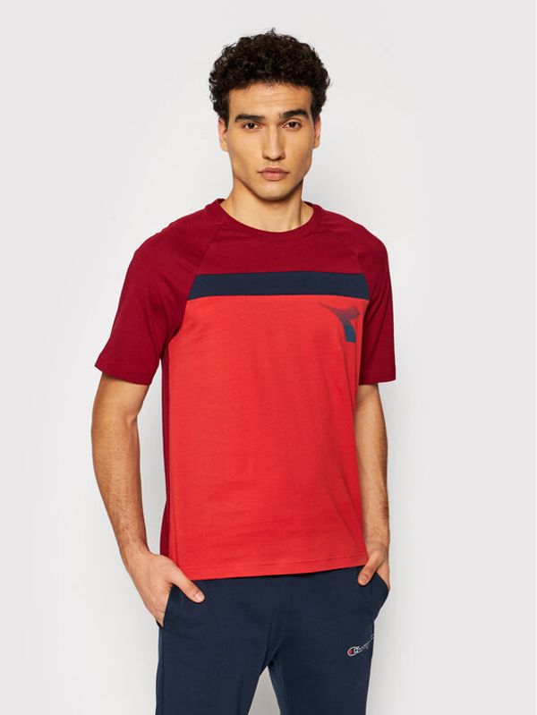 Diadora Diadora Тишърт Ss Club 102.177063 Червен Regular Fit