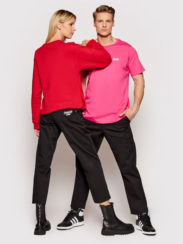 Diamante Wear Diamante Wear Текстилни панталони Unisex Classic 5442 Черен Regular Fit