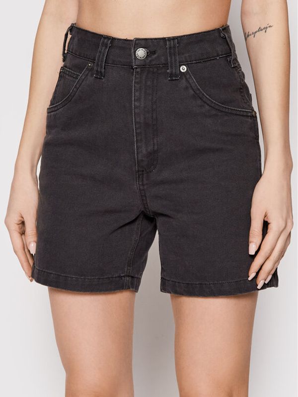 Dickies Dickies Дънкови шорти Duck Canvas DK0A4XRSC40 Черен Regular Fit