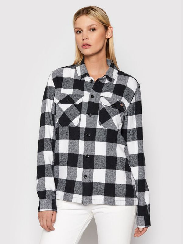 Dickies Dickies Риза New Sacramento DK0A4XI2 Бял Regular Fit