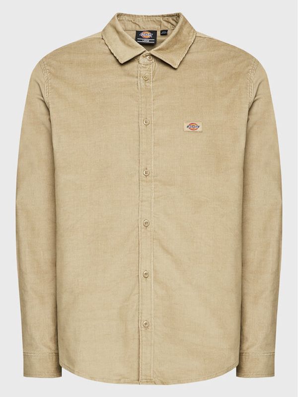 Dickies Dickies Риза Wilsonville DK0A4Y7PDS0 Бежов Regular Fit