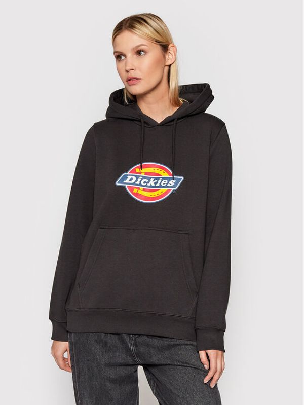 Dickies Dickies Суитшърт Icon Logo DK0A4XCC Черен Regular Fit