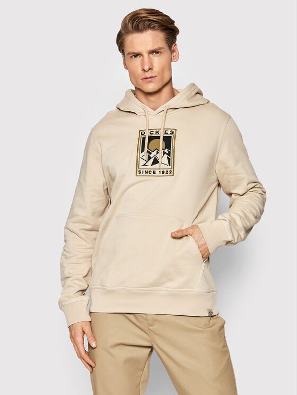 Dickies Dickies Суитшърт Pacific DK0A4XMFC39 Бежов Regular Fit