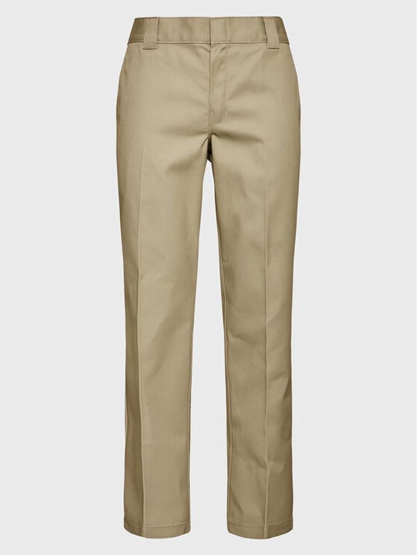 Dickies Dickies Текстилни панталони Work DK0A4XK9KHK Бежов Slim Fit