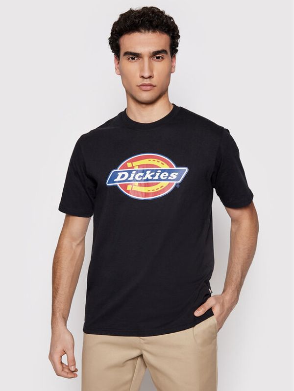 Dickies Dickies Тишърт Icon Logo DK0A4XC9BLK1 Черен Regular Fit