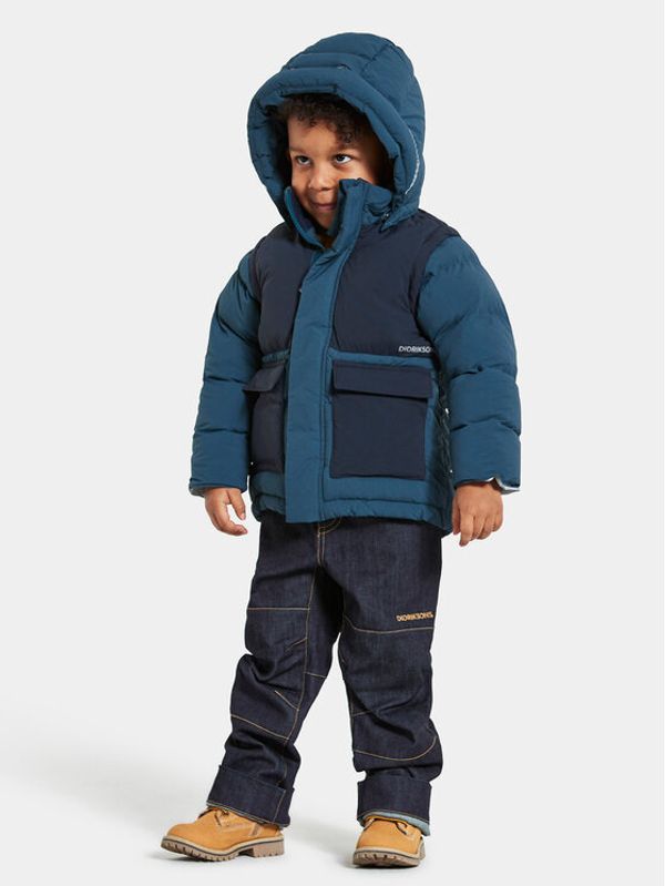 Didriksons Didriksons Пухено яке Ante 504458 Тъмносин Regular Fit