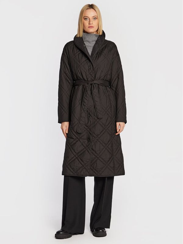 Didriksons Didriksons Пухено яке Freja 504376 Черен Regular Fit