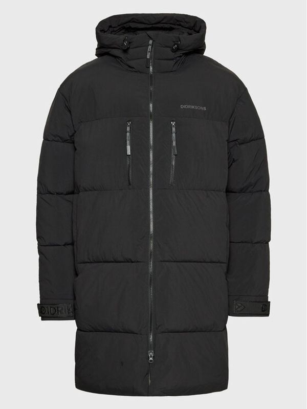 Didriksons Didriksons Пухено яке Hilmer 504239 Черен Loose Fit