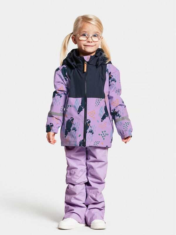 Didriksons Didriksons Яке за дъжд Stormhatt 504737 Виолетов Regular Fit