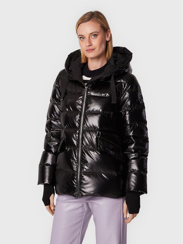 Diego M Diego M Пухено яке 22IM-R207 Черен Regular Fit