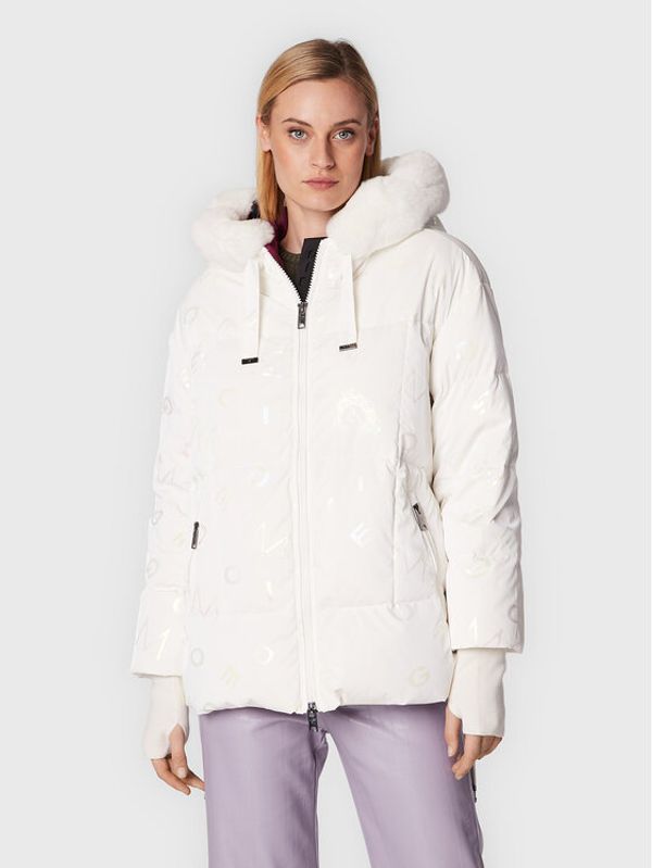 Diego M Diego M Пухено яке 22IM-R305 Бял Regular Fit